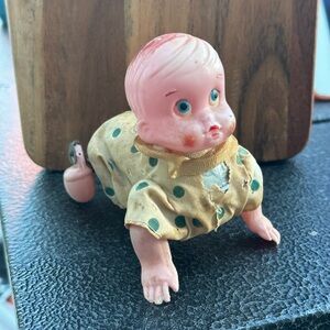 1950 celluloid wind up baby